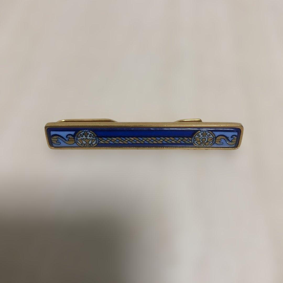 HERMES ネクタイピン 青