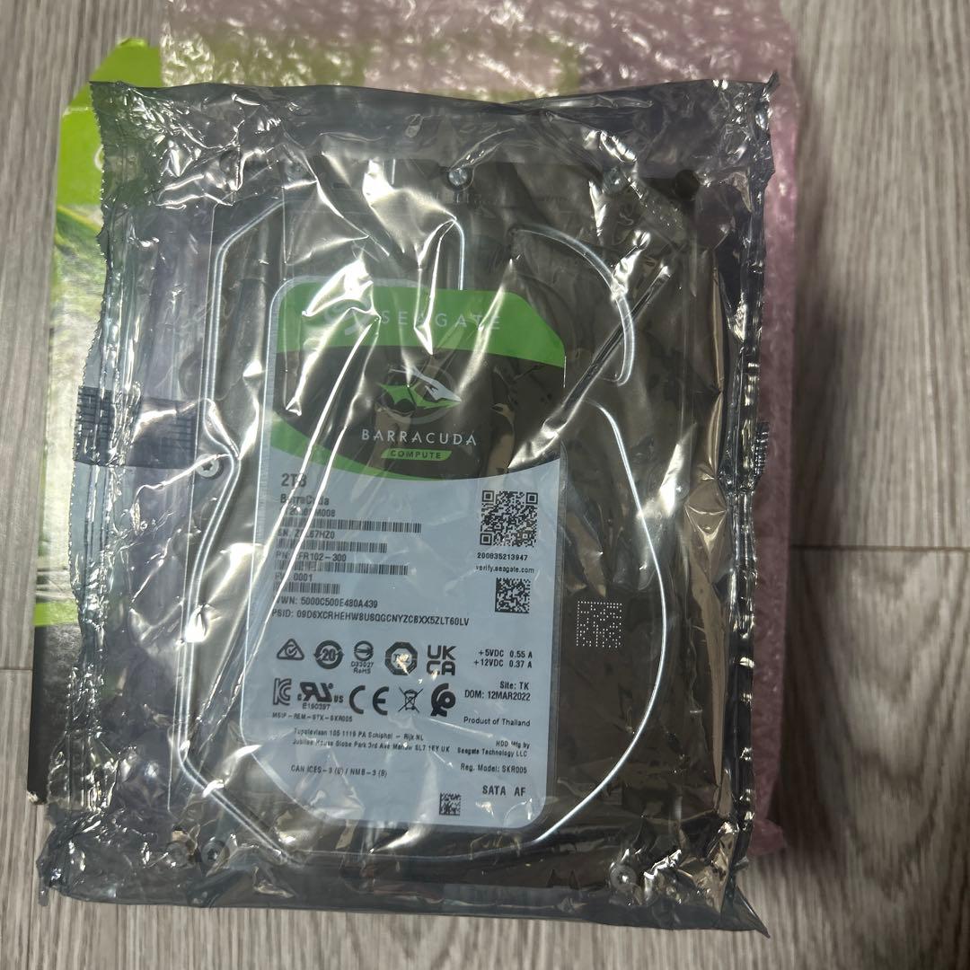 Seagate 3.5インチ 内蔵 HDD ハードディスク2TB