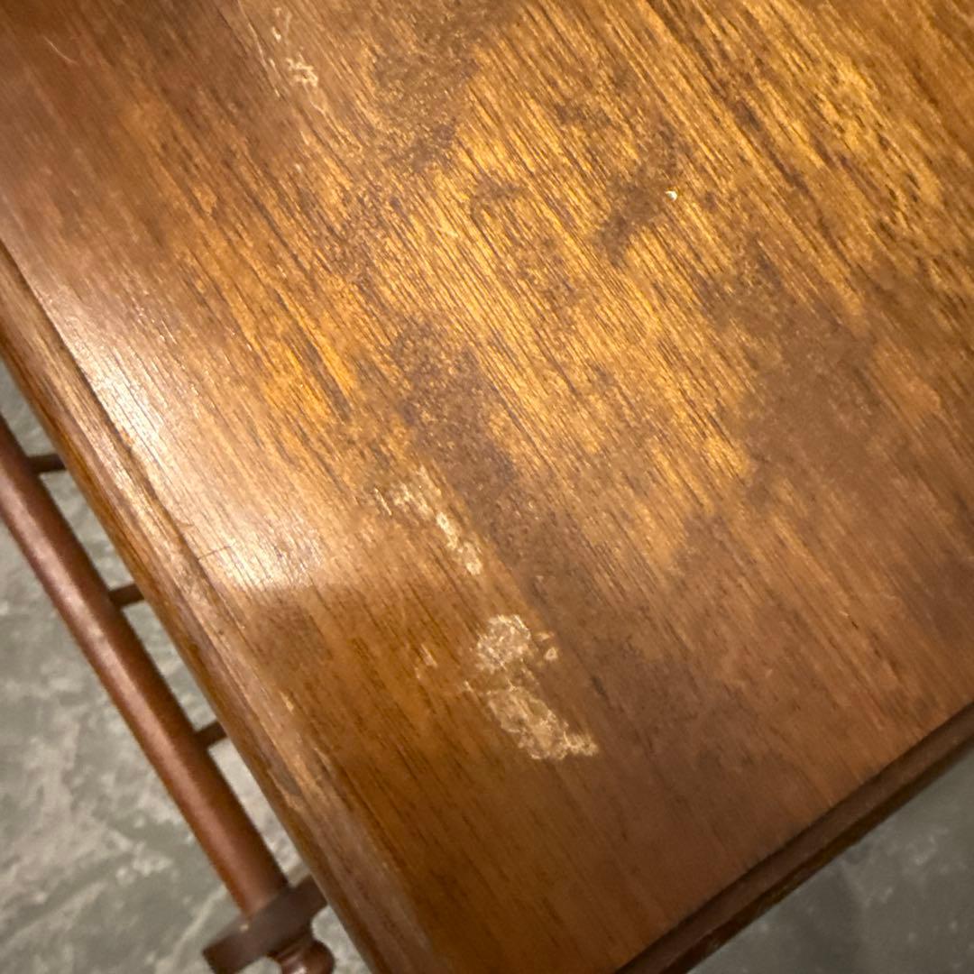 年末年始saleヴィンテージ　木製サイドテーブル　マガジンラック付き