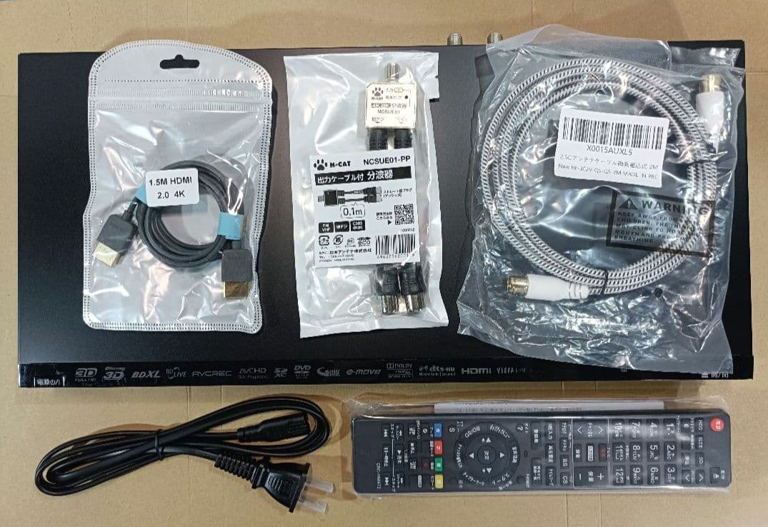 DMR-BWT510 ブルーレイレコーダー　HDD 500GB⇒3TBに換装