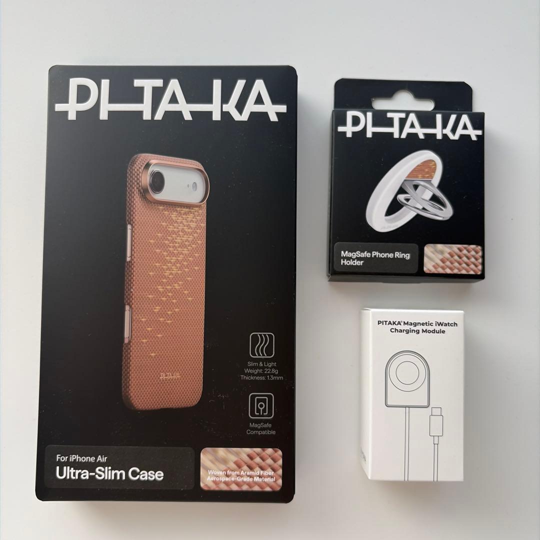 iPhoneアクセサリー PITAKA - Ultra Slim Case + MagEZ Grip