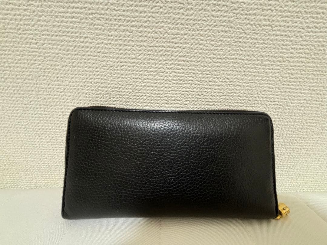 GUCCI ブラックレザー 長財布
