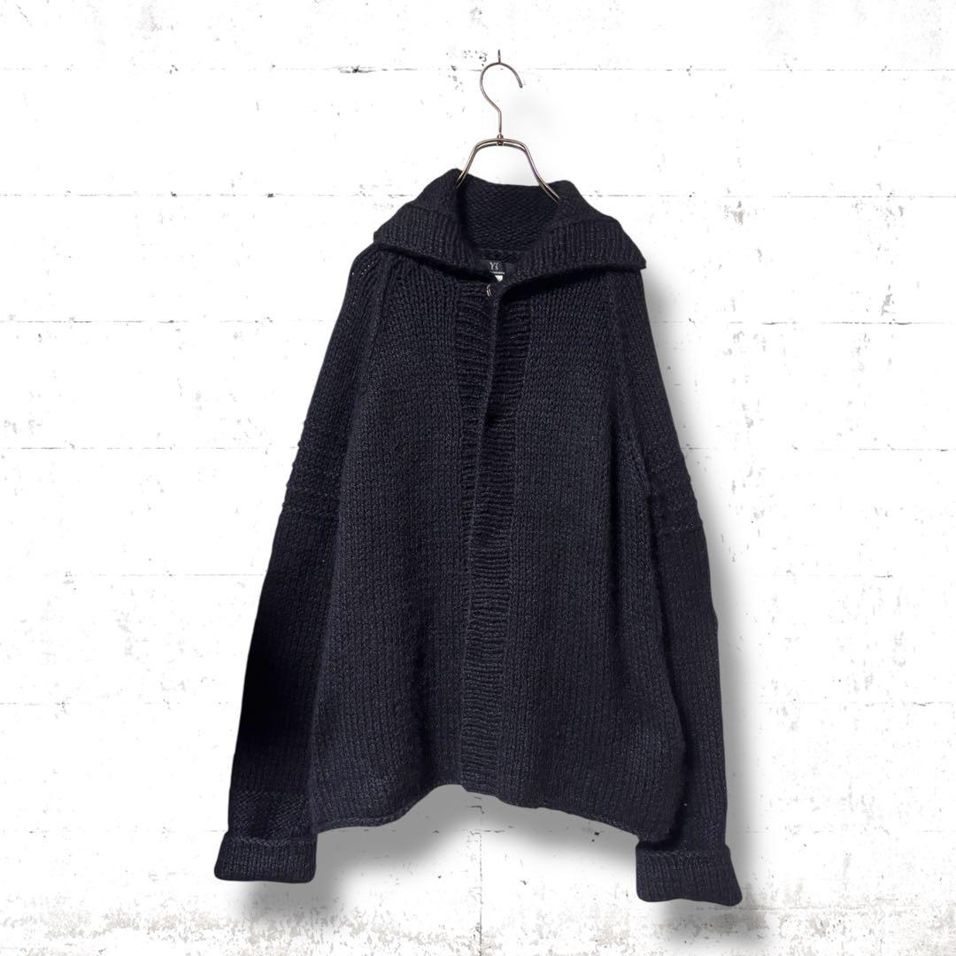 Y's 高級生地　アンゴラ　シルク　肉厚　ニット　カーディガン　2018 年