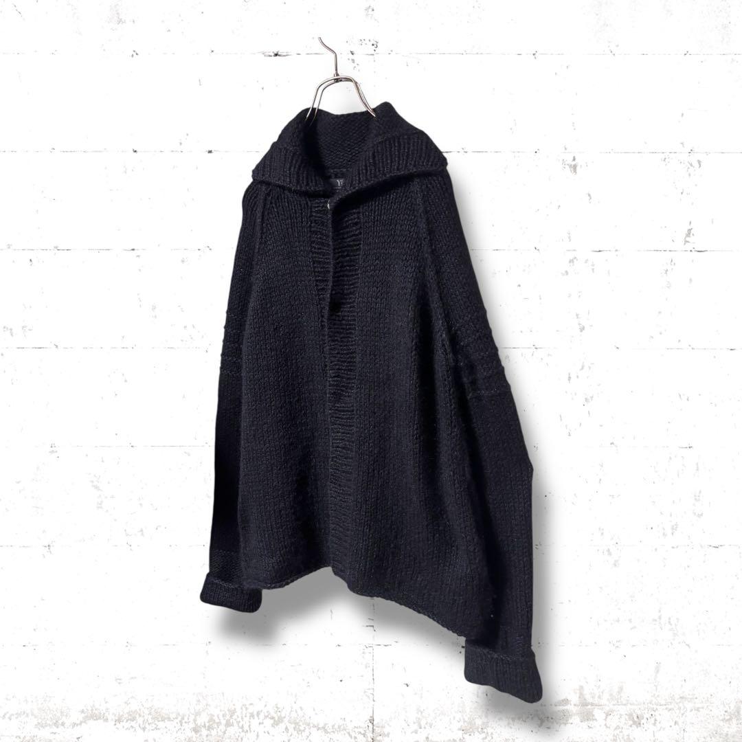 Y's 高級生地　アンゴラ　シルク　肉厚　ニット　カーディガン　2018 年