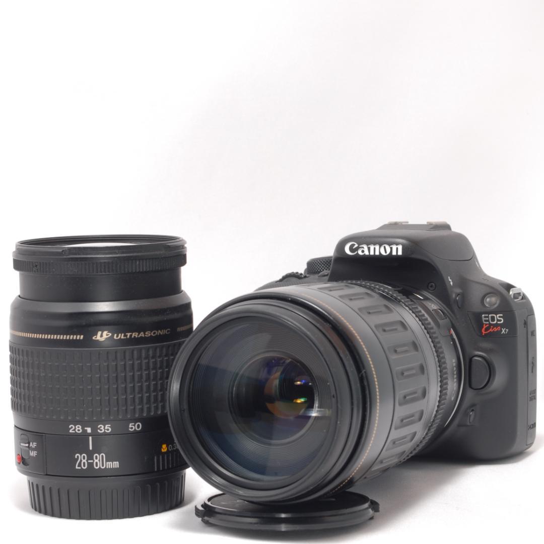 ⭐️ダブルレンズセット⭐️Canon Kiss X7 キャノン　デジタル一眼レフ