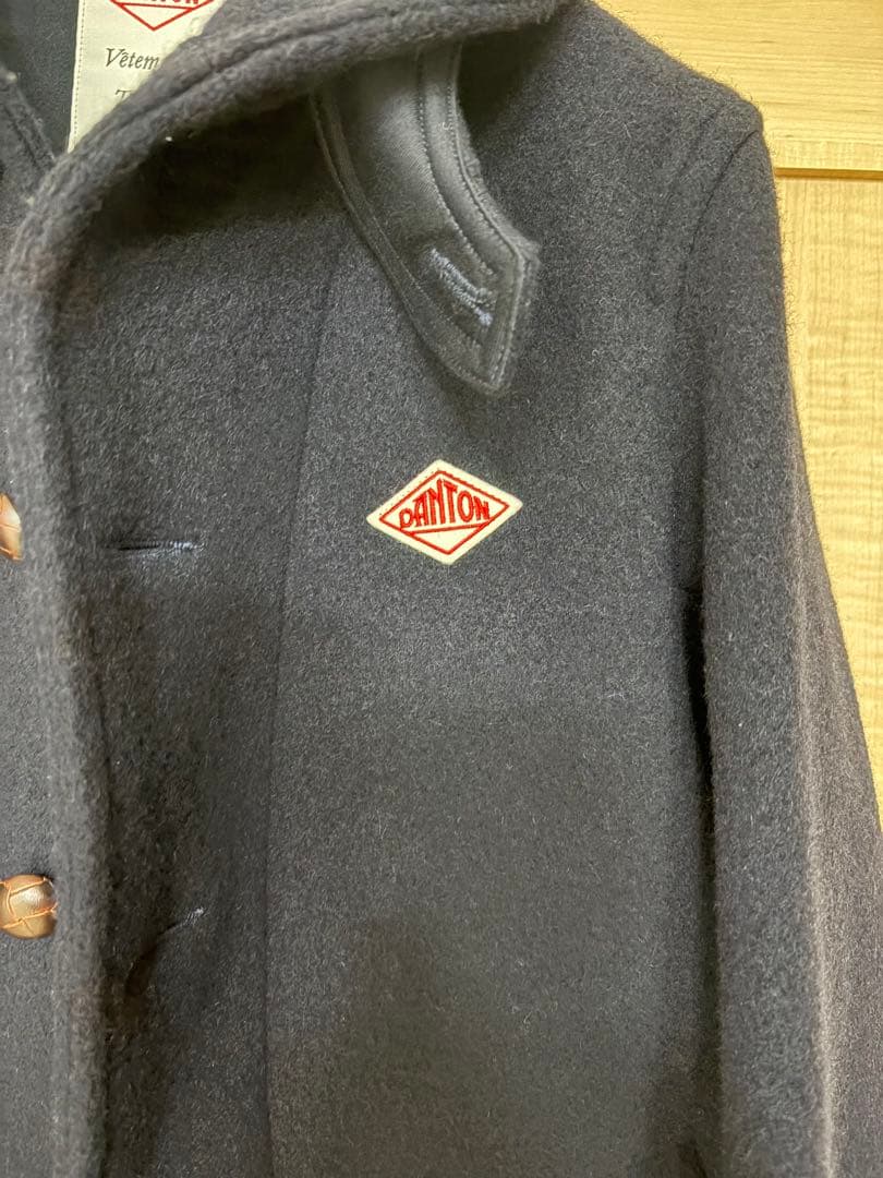 美品 DANTON ウールジャケット ネイビー　ウールモッサ　サイズ38