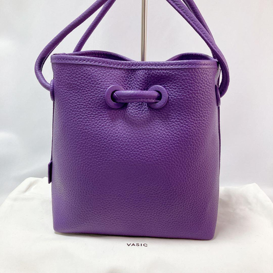 【美品】貴重 VASIC x J_O バッグ bond mini パープル