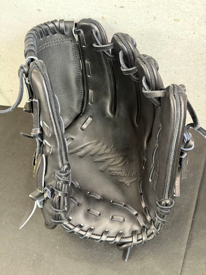 ミズノプロ　オーダー　軟式　グローブ　日本製　艶極上