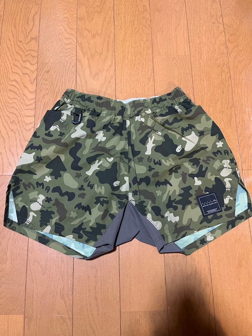 マウンテンマーシャルアーツ　MMA ランニングパンツ　カモフラ　迷彩　S