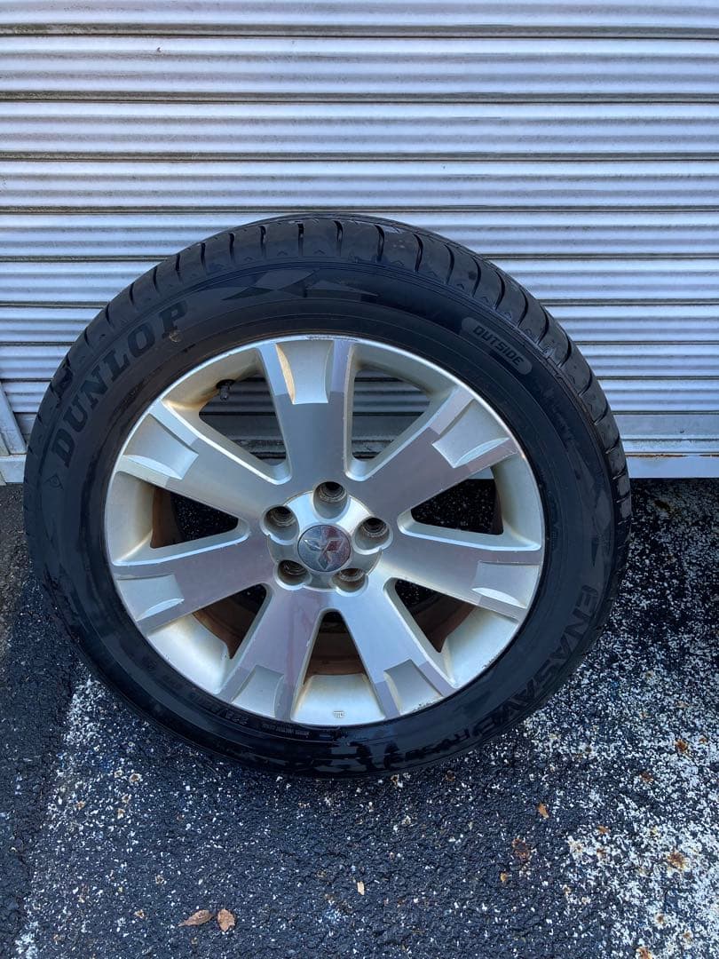 デリカD:5純正アルミ&タイヤ　DANLOP ENASAVE 225/55R18