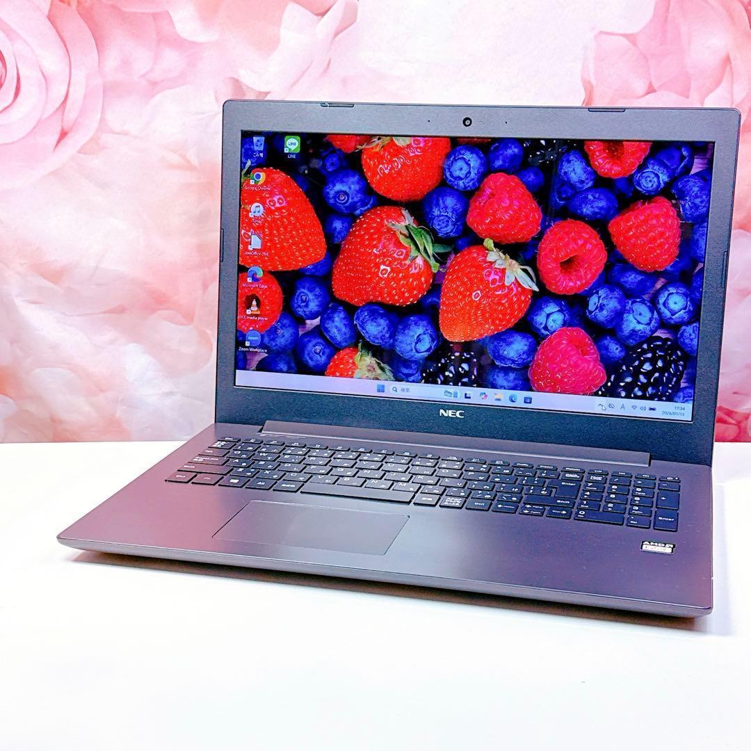 美品✨新品爆速SSD✨windows11 ノートパソコン✨オフィス カメラ