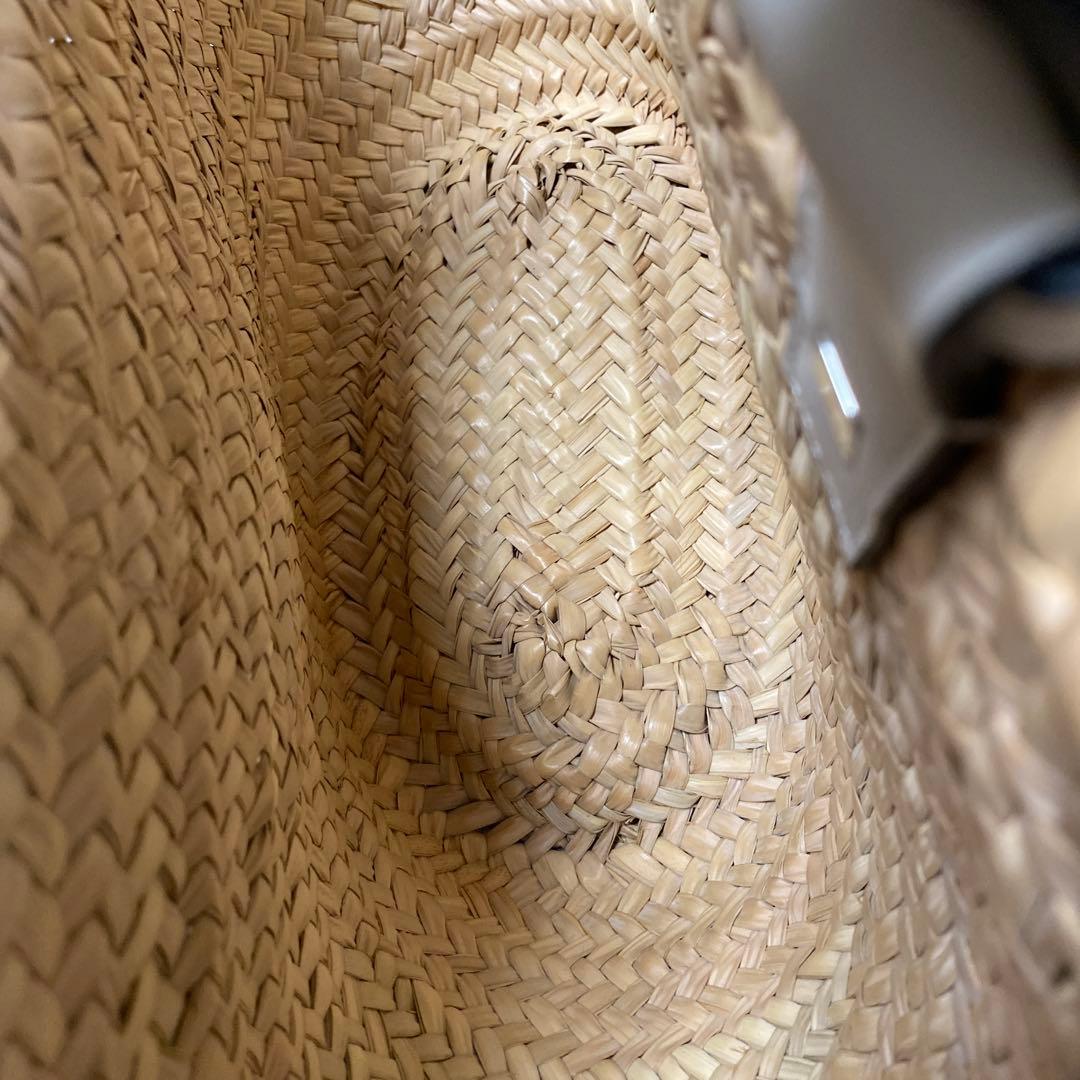 LOEWE かごバッグ ナチュラルミディアム