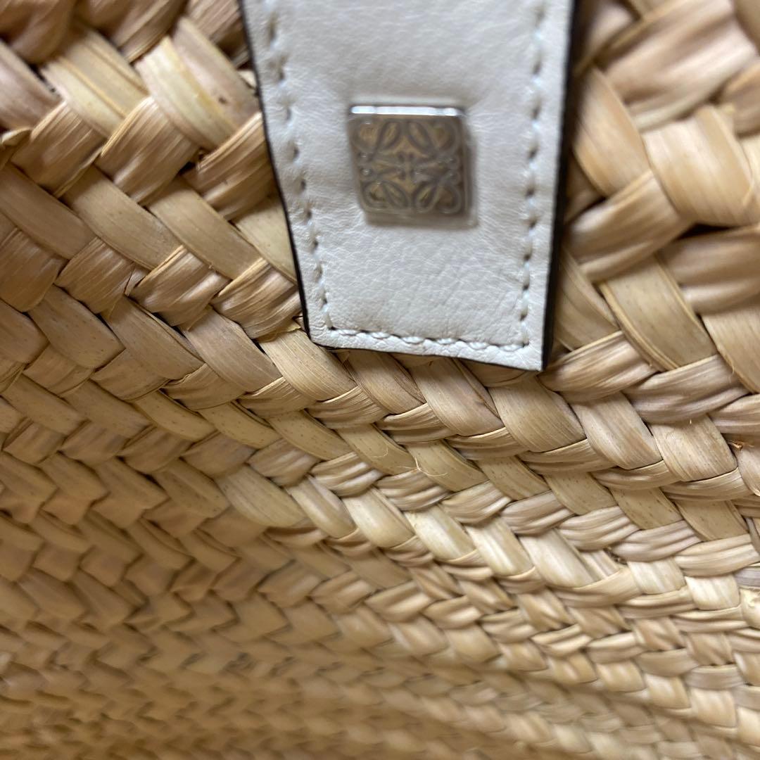 LOEWE かごバッグ ナチュラルミディアム