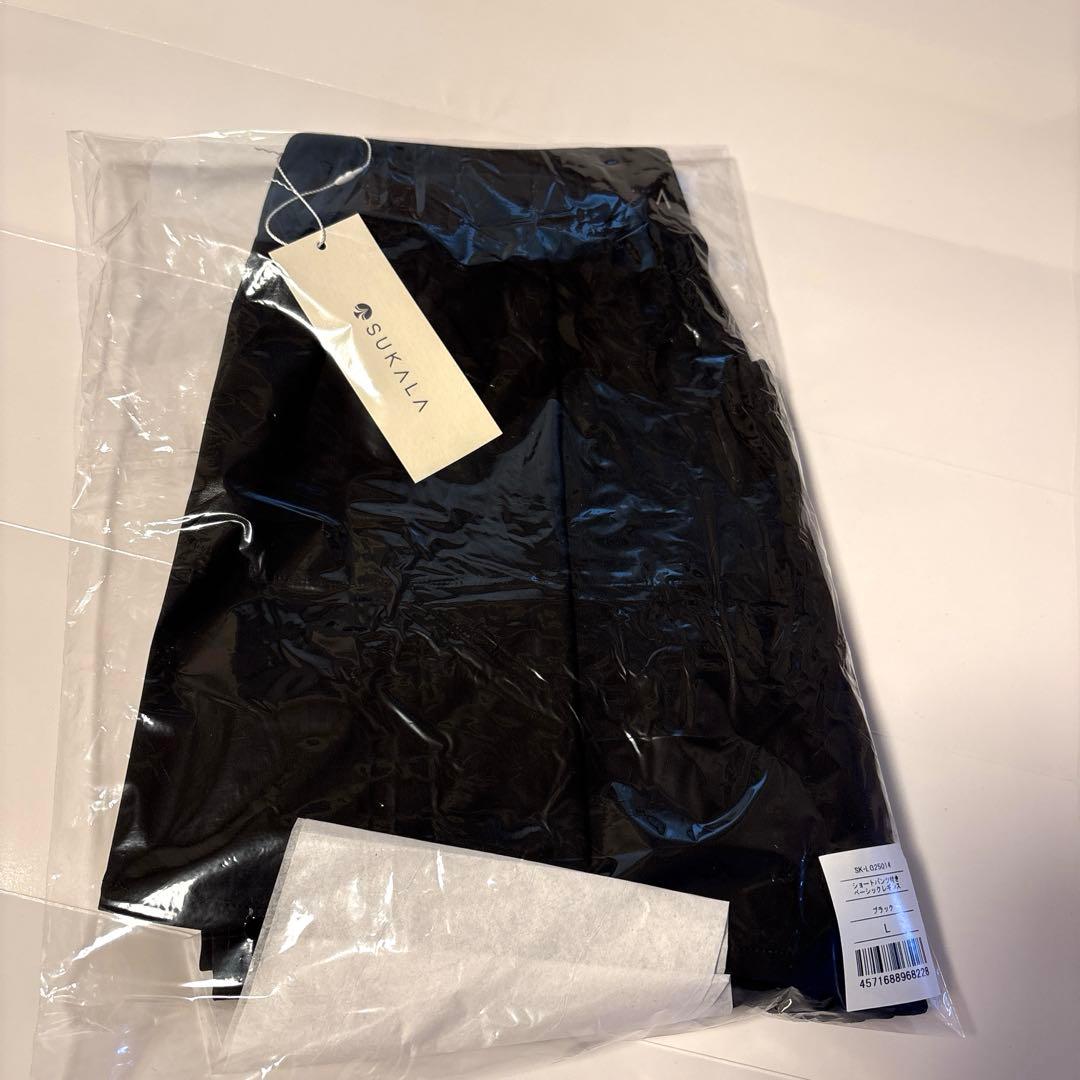 【新品未使用値札付き】SUKALA ショートパンツ付きベーシックレギンスL