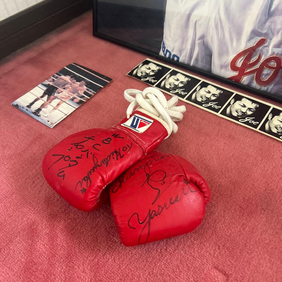 辰吉丈一郎　サイン入り　ポスター　グローブ