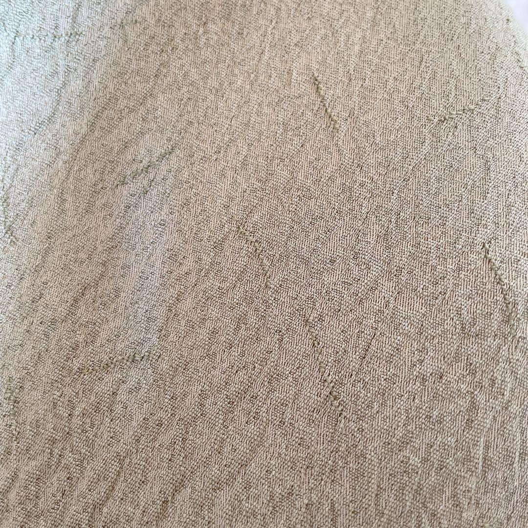 色無地　フルセット　小紋　躾糸付き　地紋　シンプル　礼装　カジュアル　着物　P4