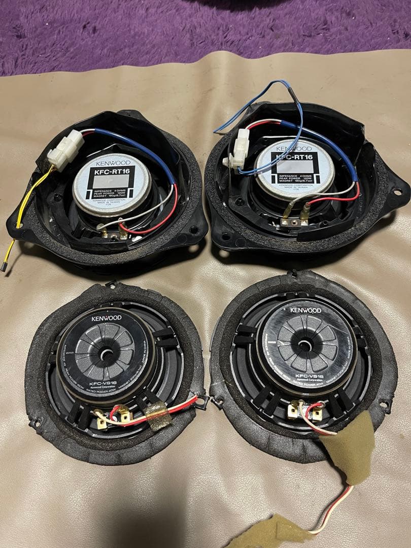 ✹✹✹ケンウッド KFC-VS16 とKFC-RT16セット。