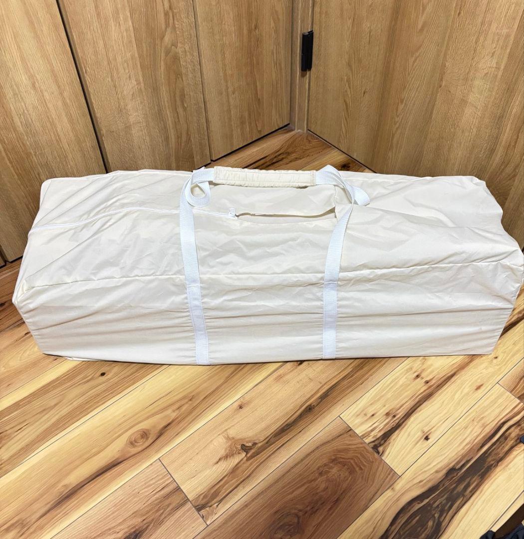 美品✨Aprica ココネルエアー 折りたたみ ベビーベッド ベージュ