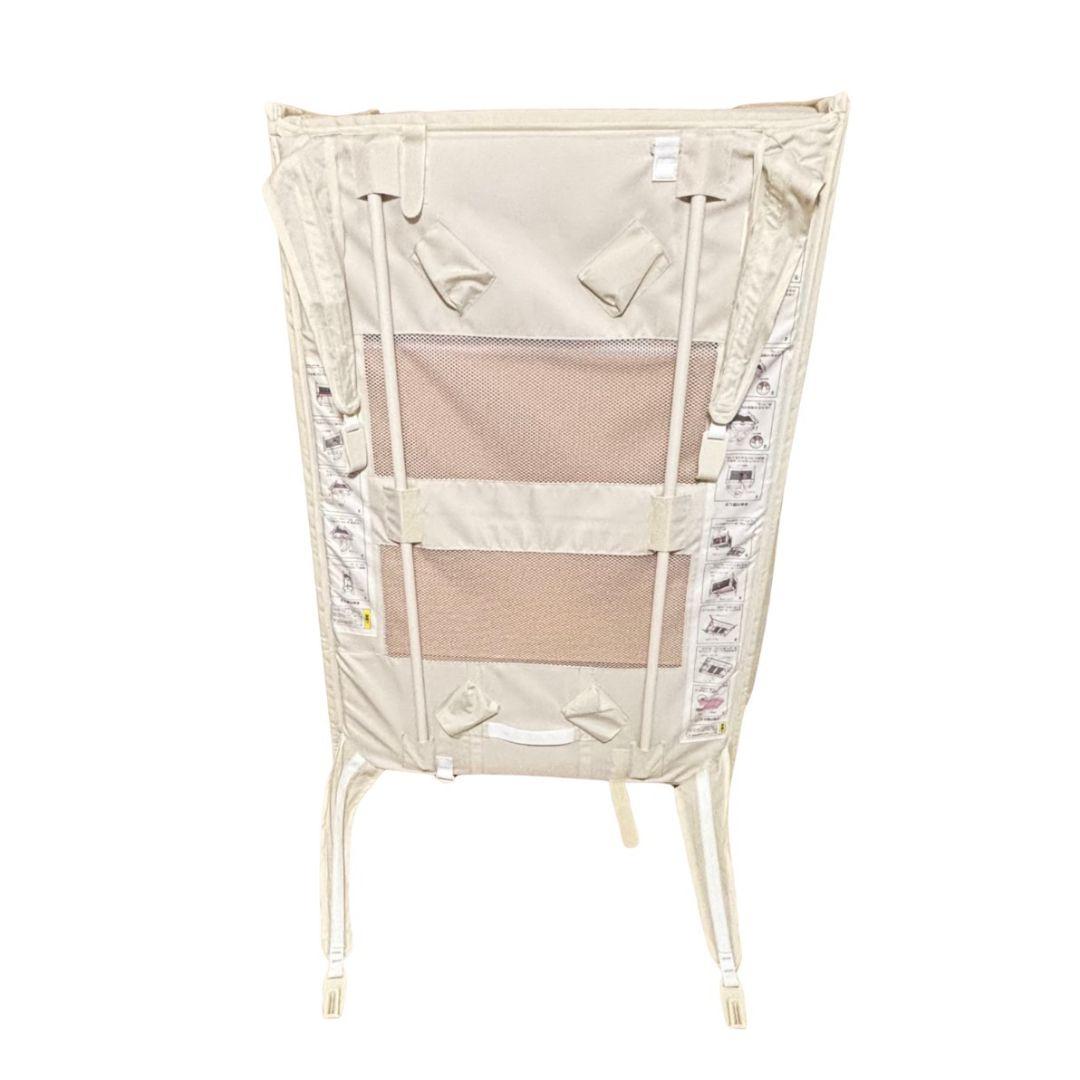 美品✨Aprica ココネルエアー 折りたたみ ベビーベッド ベージュ