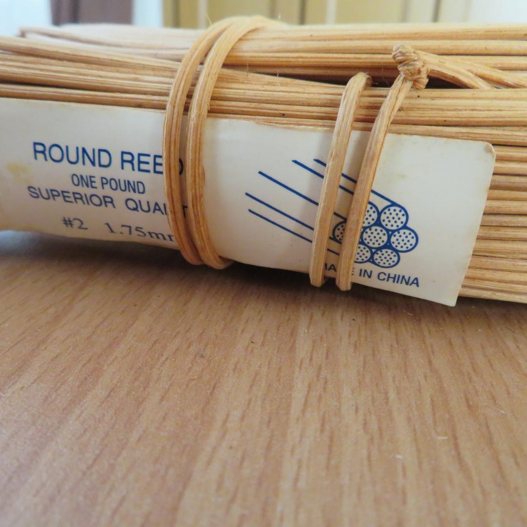 ハンドメイド　バスケット材料　リード　5点まとめて　約2,200g　木製　かご籠