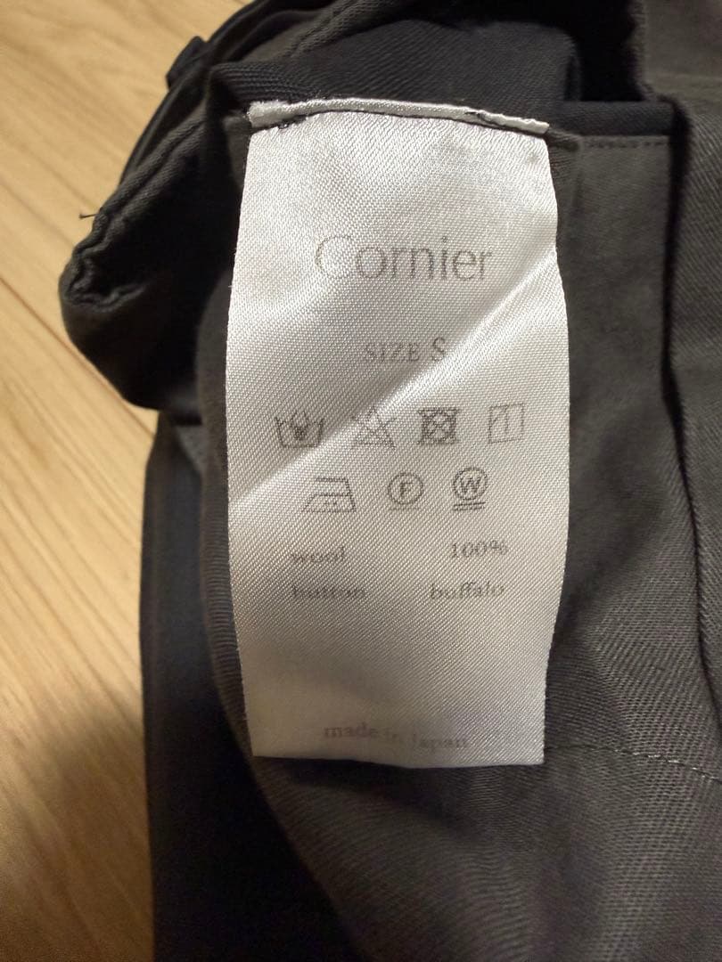 パンツ Cornier Super130's WORSTED WOOL SLACKS