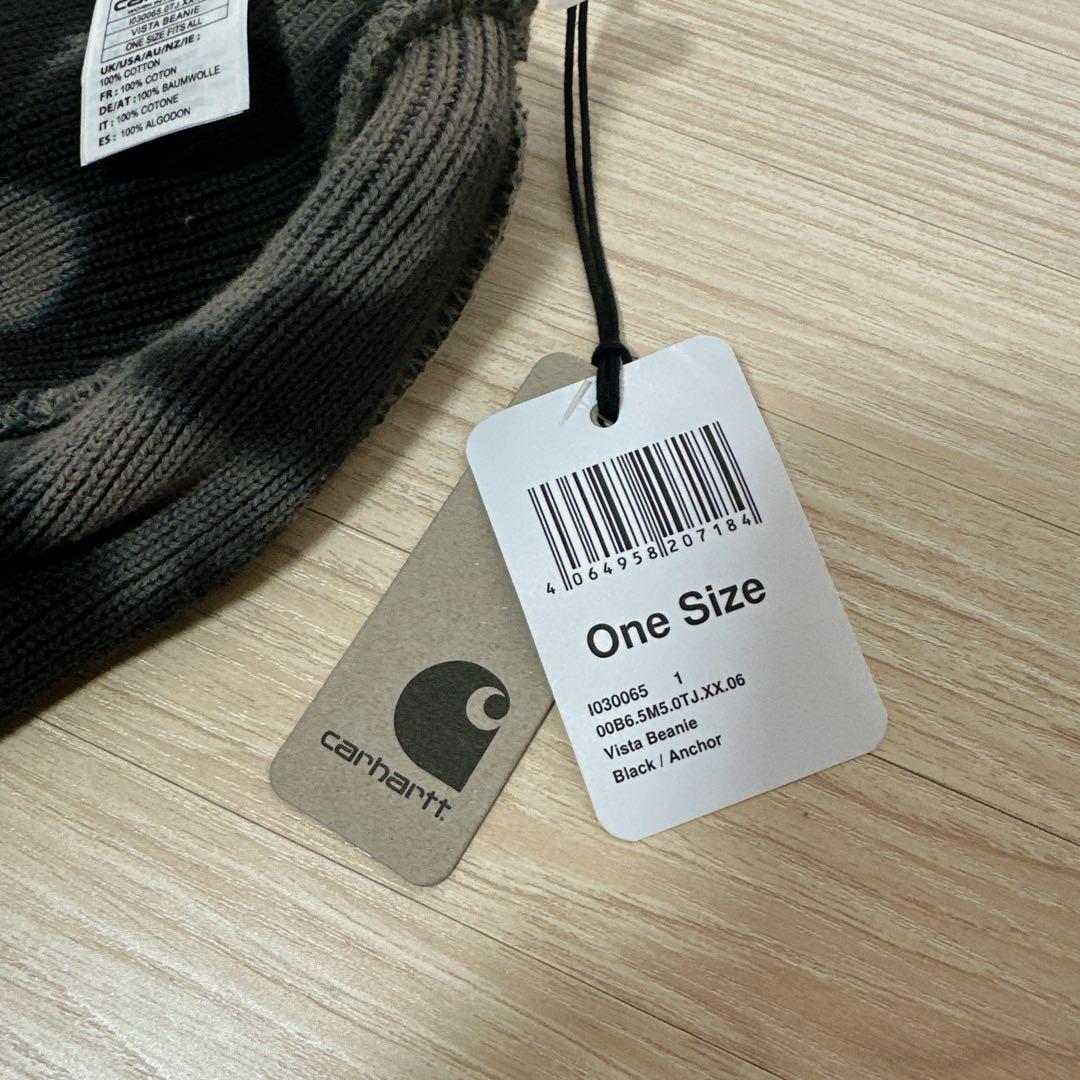 新品未使用 Carhartt VISTA BEANIE ブラックアンカー
