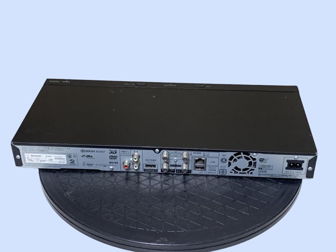 M9814 SHARP AQUOS☆HDD/BDレコーダー☆BD-NW1200