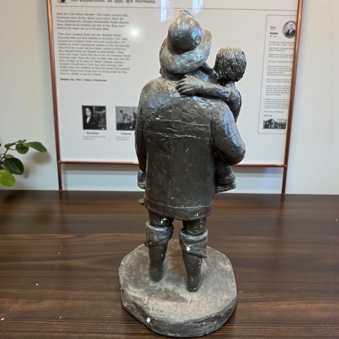 彫刻家 マイケルガーマン氏作 アンティーク彫刻　アメリカンインテリア　消防士