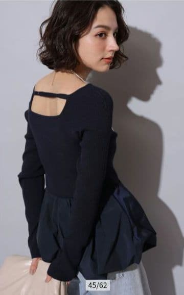 週末✩Arpege story 裾バルーンニット