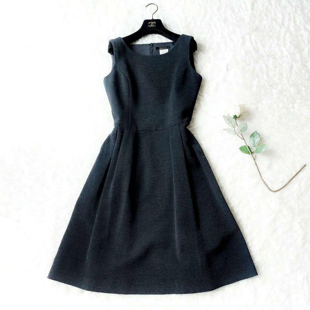 MNM様　美品✨ルネ　ブラックワンピース　フレア　ジャガード　フォーマル　36