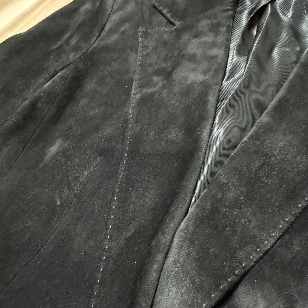 GUCCI グッチ レディース ジャケット スエード調 黒 38 ヴィンテージ