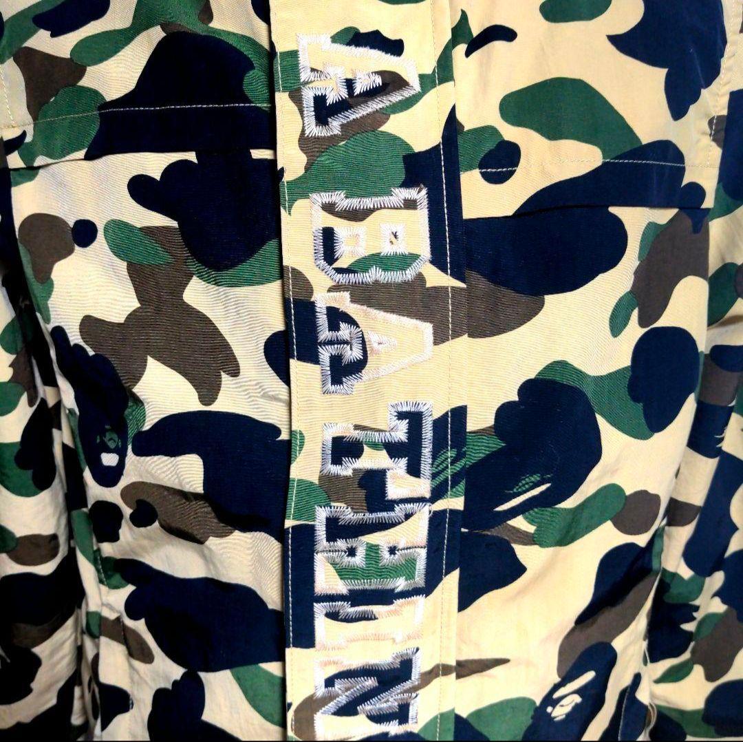 cw8 A BATHING APE ナイロンジャケット カモフラ 総柄 メンズS
