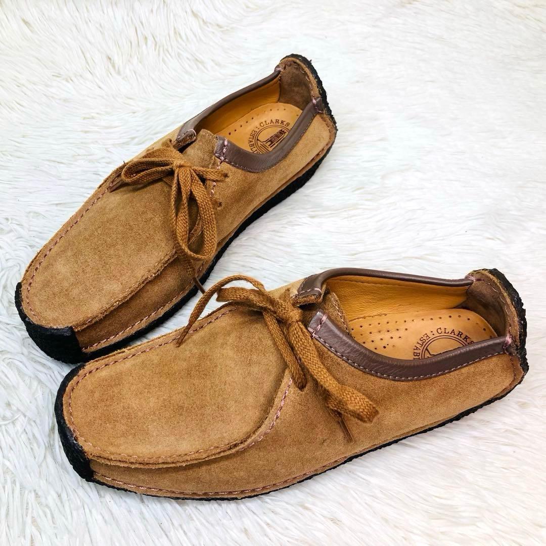 【極美品】Clarks UK4.5クラークス ナタリー ライトブラウン ワラビー
