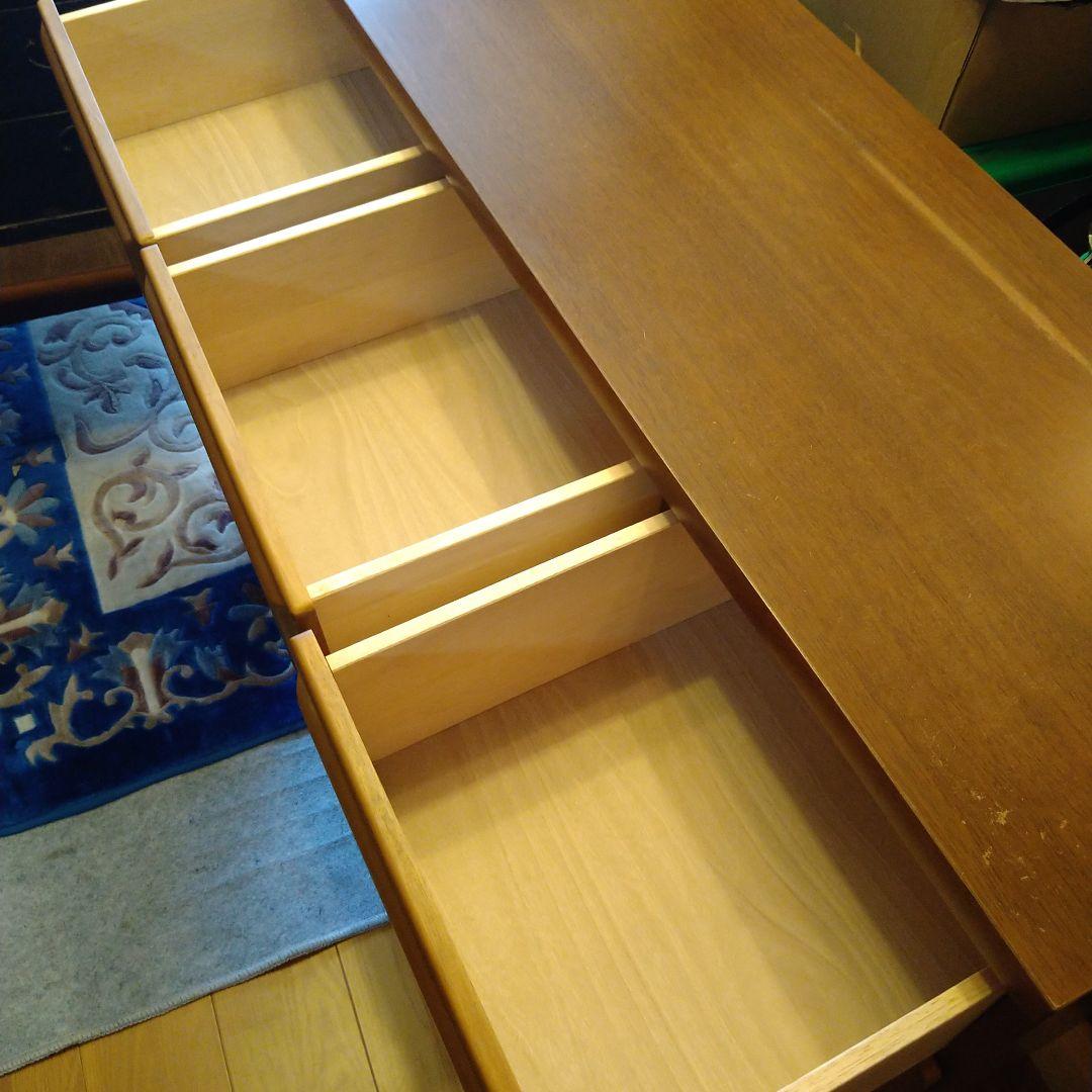 中村敬木工 ローチェスト 横幅約120cm コンビ 収納 タンス