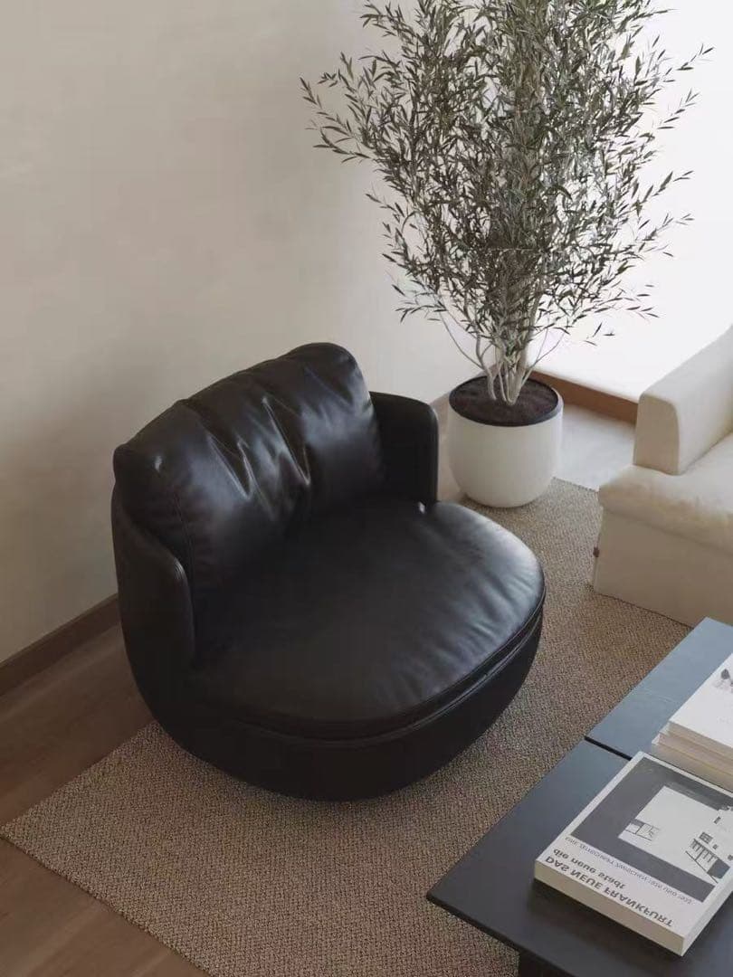 ソファ　1人用　ブラック　リラックス