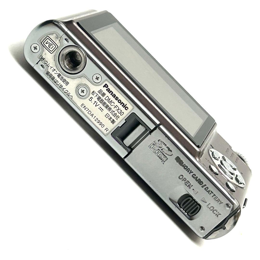 美品【デジカメ】LUMIX DMC-FX30 コンデジ パナソニック ブラウン