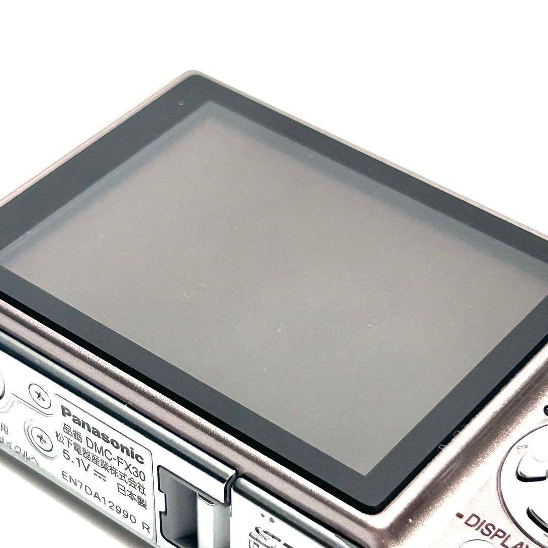 美品【デジカメ】LUMIX DMC-FX30 コンデジ パナソニック ブラウン
