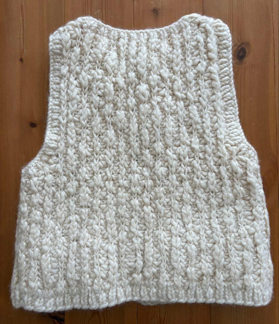 【美品】かぐれ kagure ネパールハンドニットベスト