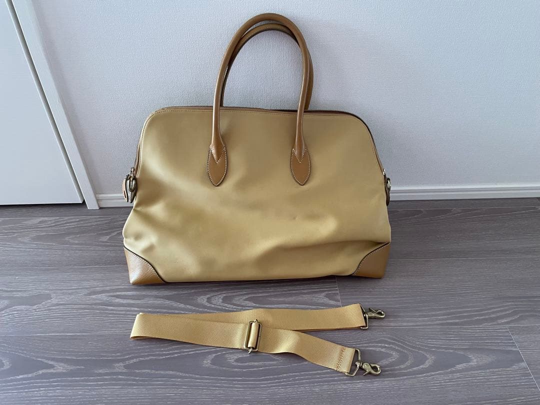 OLD ENGLAND ベージュ ビジネスバッグ