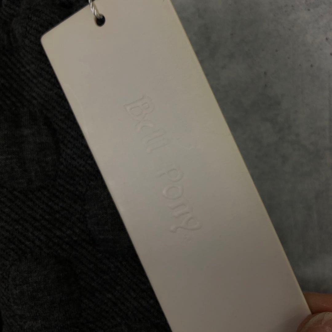 新品未使用 Bell Pony 立体 ドット 立体裁断 バルーンニットパンツ