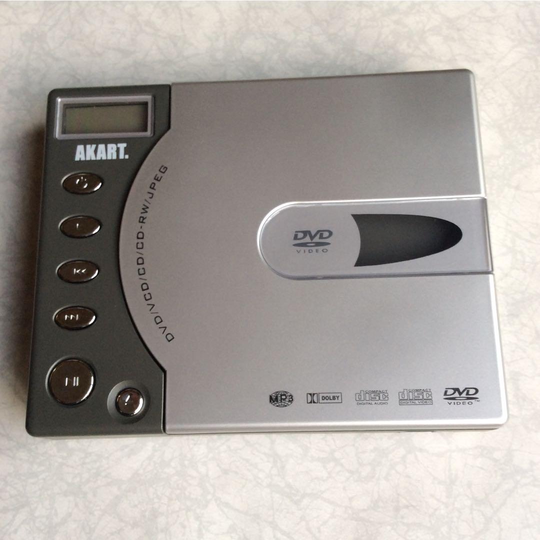 <値下げ> アカートポータブルDVDプレーヤー(美品)