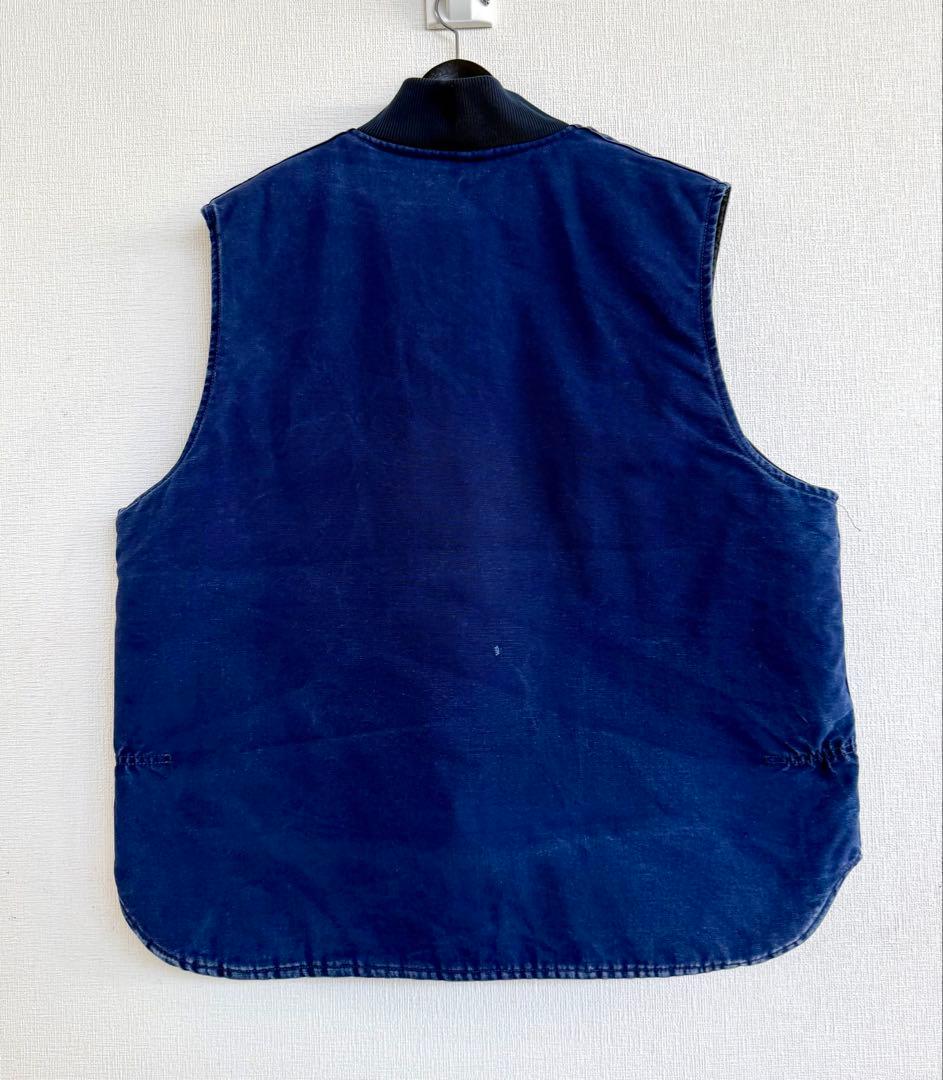 超超スペシャル 80s 星タグ ヴィンテージ カーハート ベスト XXL ブルー