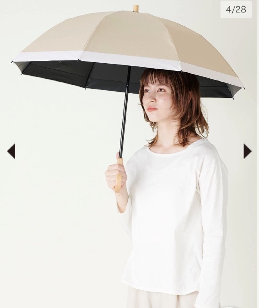 ちみ　SUN BARRIER 100 サンバリア 完全遮光日傘