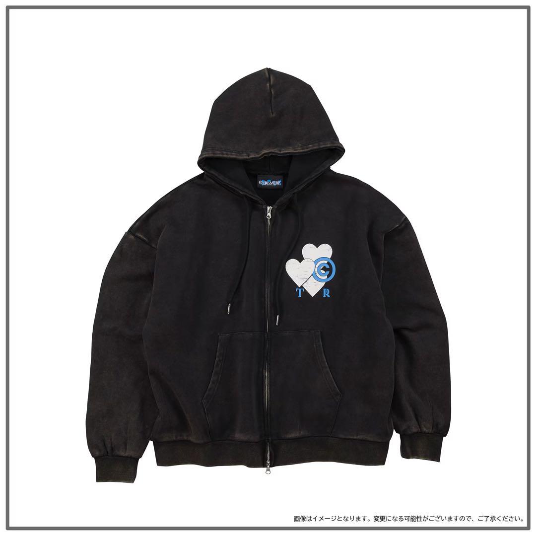 TREASURE ジップアップ フーディ