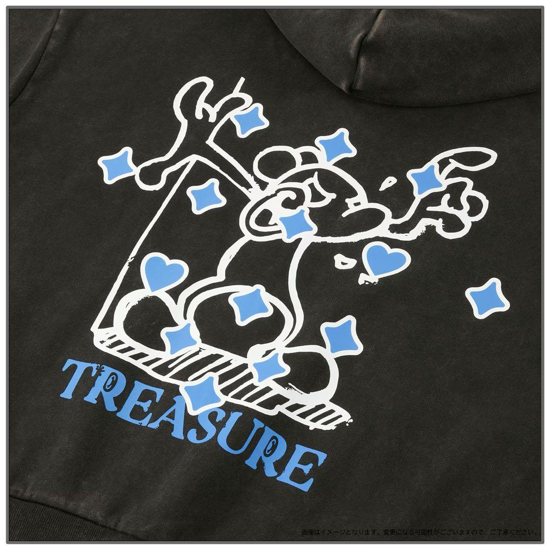 TREASURE ジップアップ フーディ