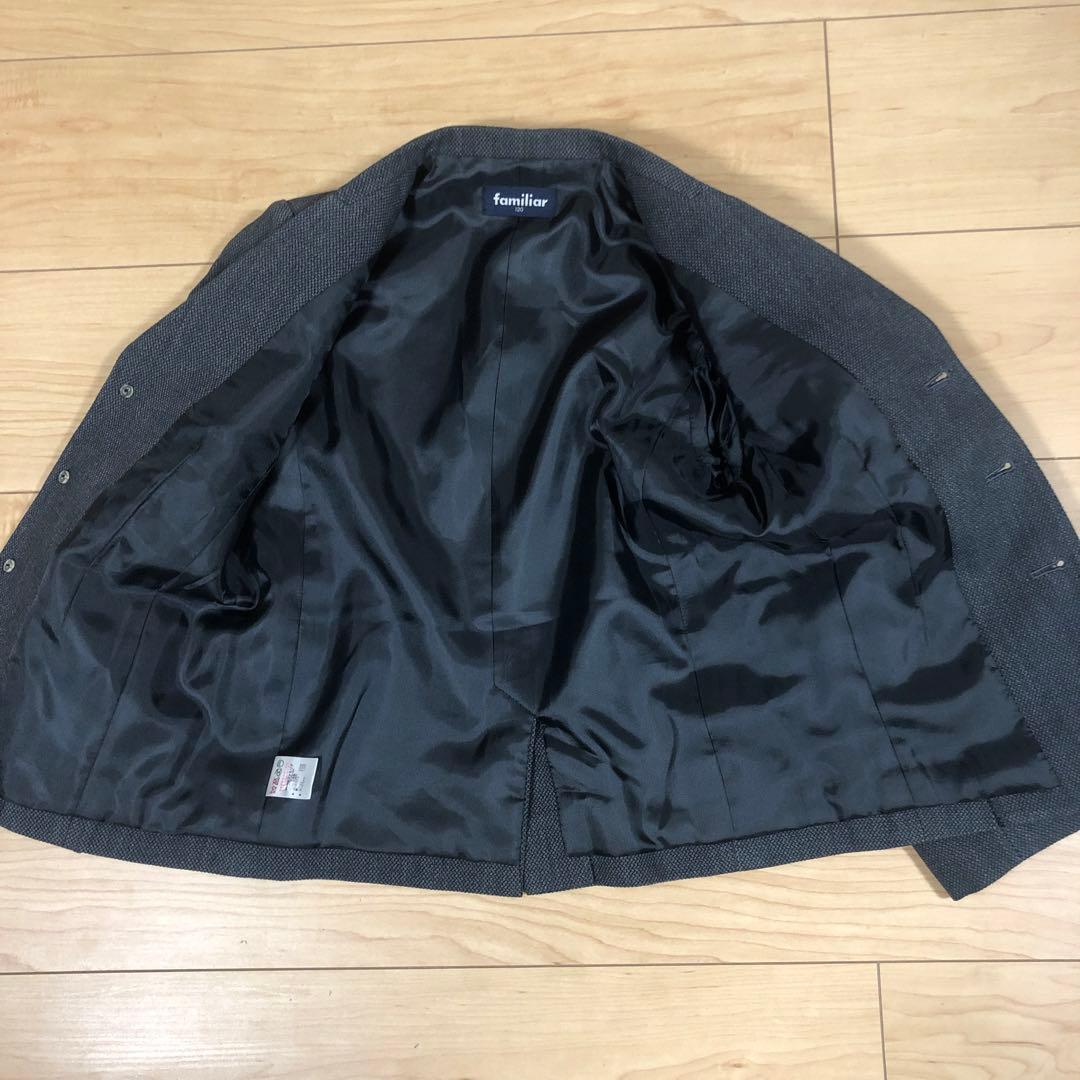 ファミリアスーツ　ショパンのシャツセット　120 フォーマル 卒園式