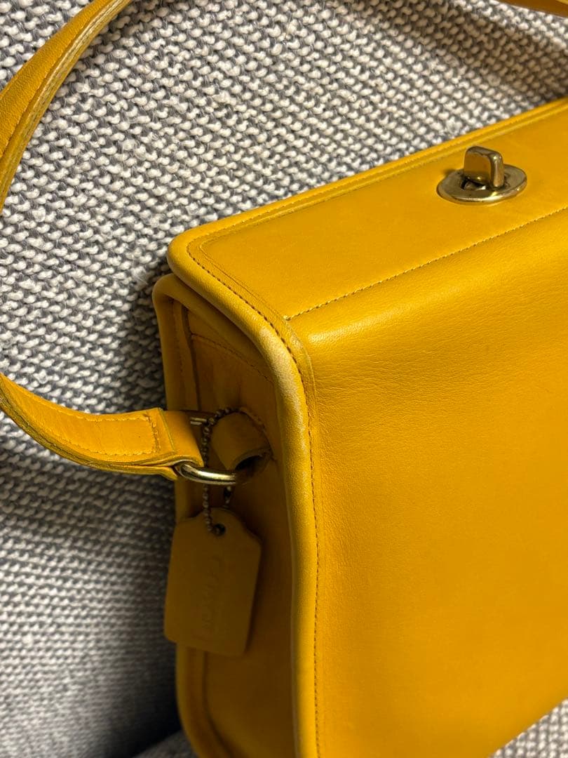 90s old coach オールドコーチ ハンドバッグ　ターンロック USA製