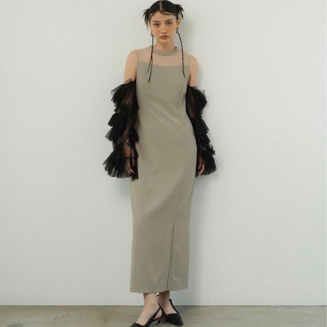 ANDRESD ディタッチスリーブドレス　オケージョンドレス