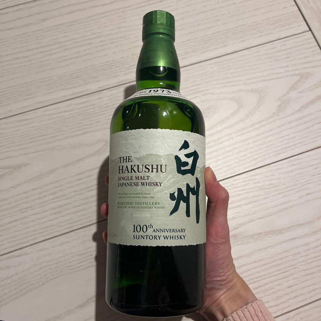 白州　シングルモルトウイスキー 100周年記念ボトル