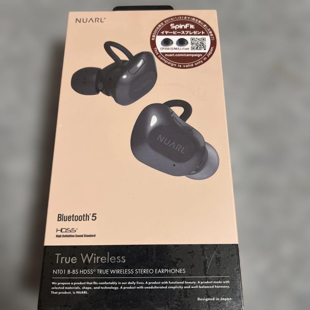 NUARL NTO1B-BS ワイヤレスイヤホン